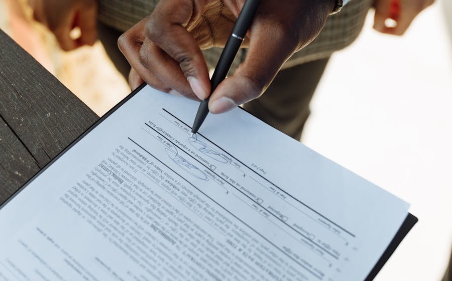 Confidential agreement and case documentation