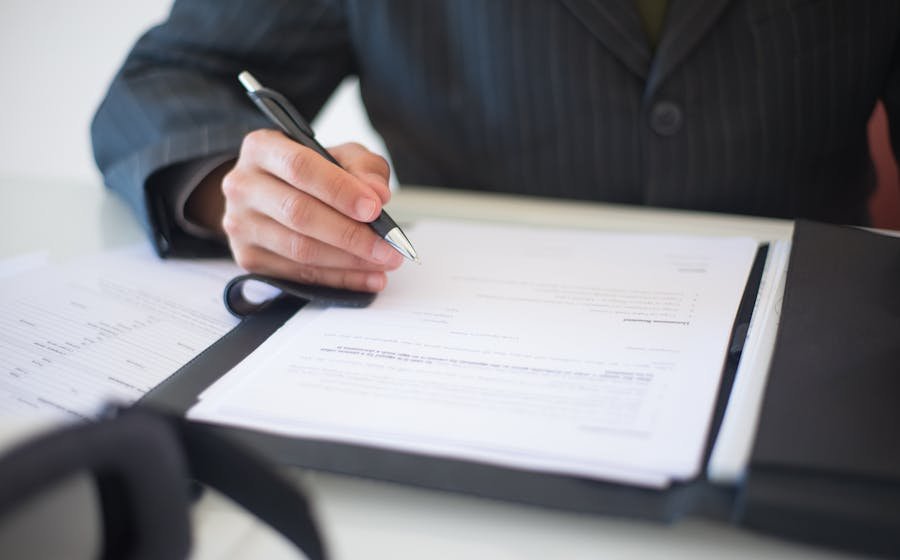 Signing licensed professional documentation